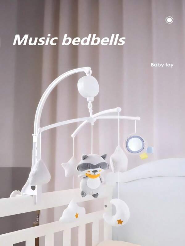 Cartoon Music Bed Bell, Manual Music Bed Bell, Holiday And Birthday Toy Gift Baby Shower Baby Shower Decorations Baby Toys Juguetes Para Baby Boy Toys Teething Toys Juguetes Para Bath Toys Baby Girl Toys Toddler Toys Infant Toys Baby Mobile Baby Crib Newborn Toys Baby Rattle Ball Pit Baby Teething Baby Books Baby Bath Multicolor